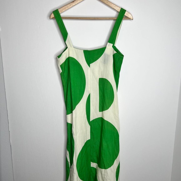 Mara Hoffman Maureen Midi Button Down Dress-Tondo Green, Sz XS - Picture 6 of 16